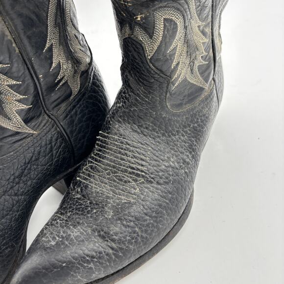 Vintage Tony Lama Thieves Market Boots Men\'s 8 D Cowboy Western main image 12
